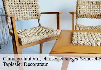 Cannage fauteuil, chaises et sièges 77 Seine-et-Marne  Tapissier Décorateur